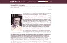 Bozay Attila zeneszerző emlékolala